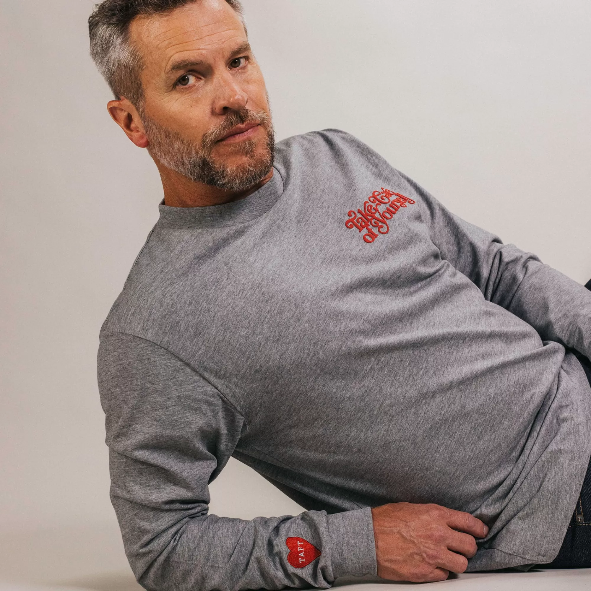 take_care_long_sleeve_shirt_in_grey_4.webp Fashion TAFT Take Care Long Sleeve Shirt In Grey