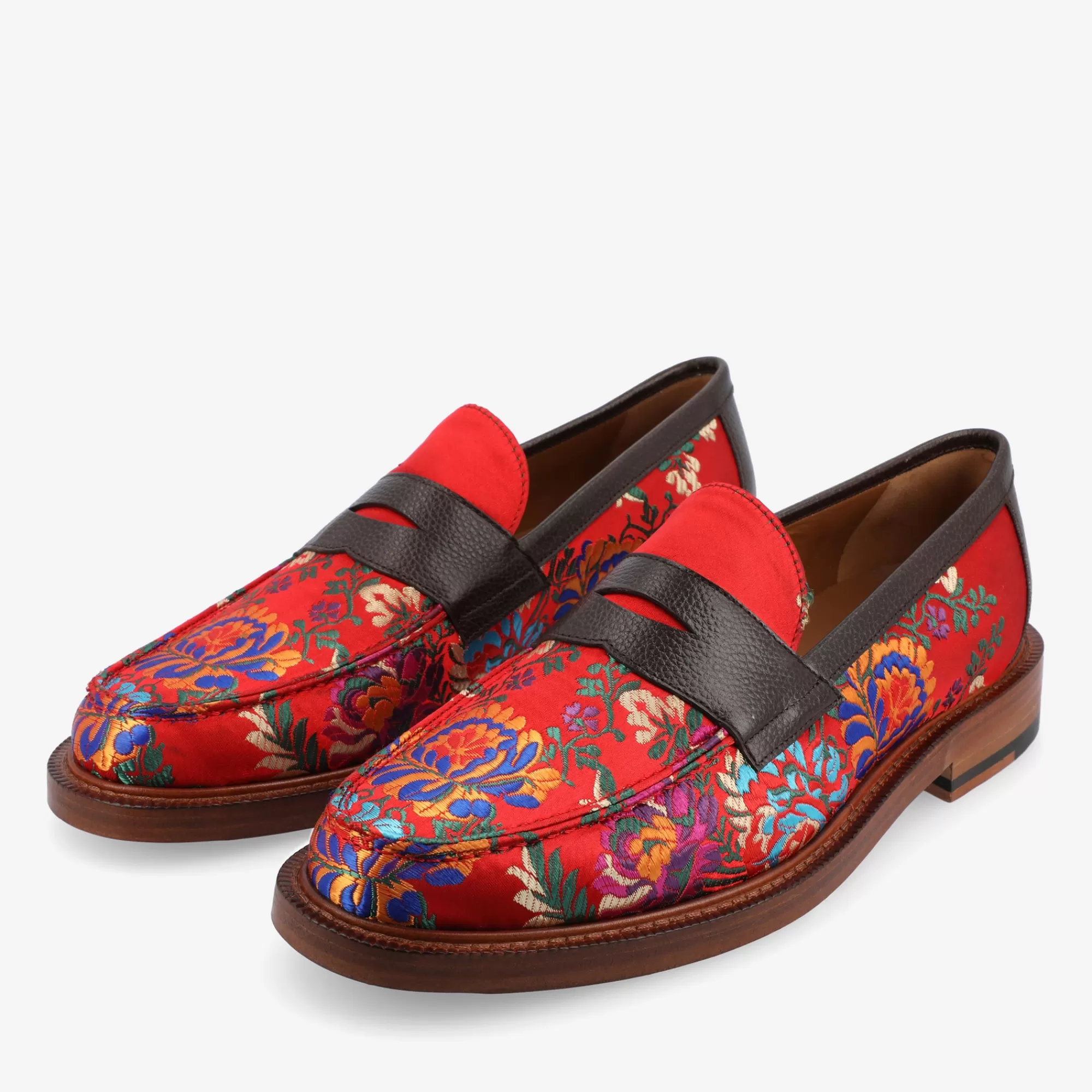 Best TAFT The Fitz Loafer In Fiore - Red Men'S Loafers |