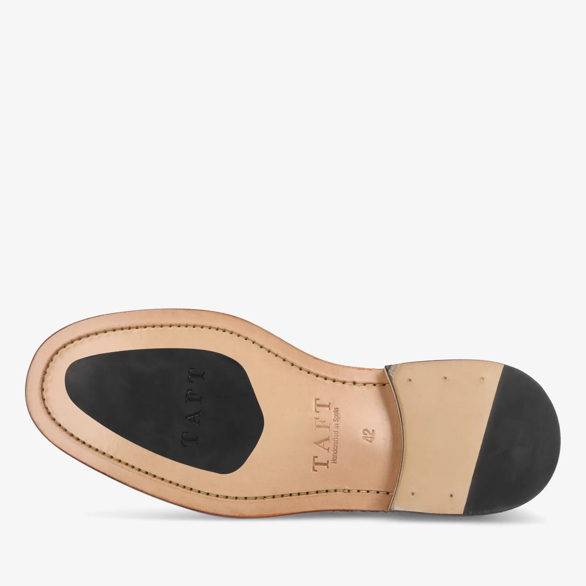 Store TAFT The Fitz Loafer In Rainclouds - Black And White Dot |