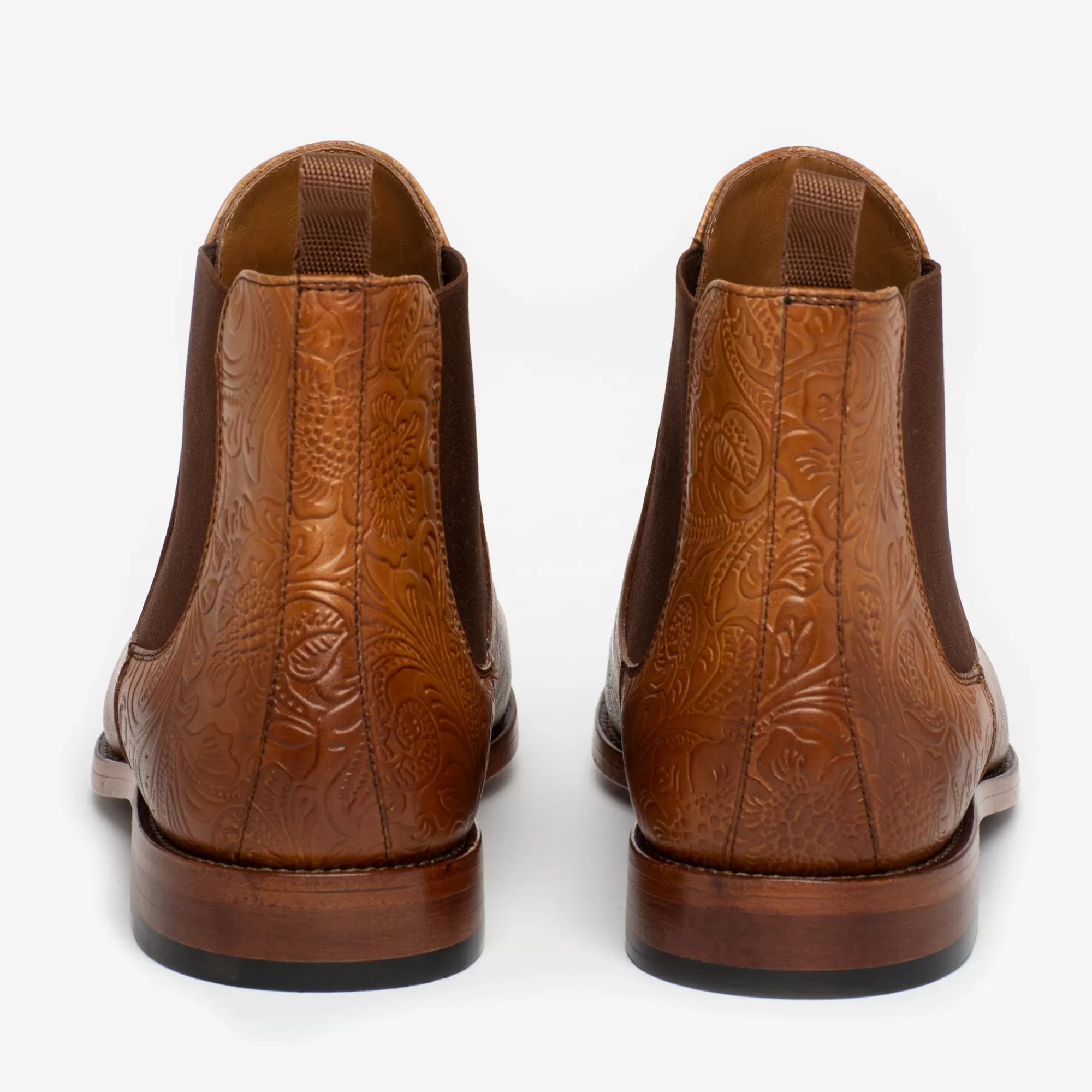 Outlet TAFT The Jude Boot In Honey Floral - Full Grain Leather |