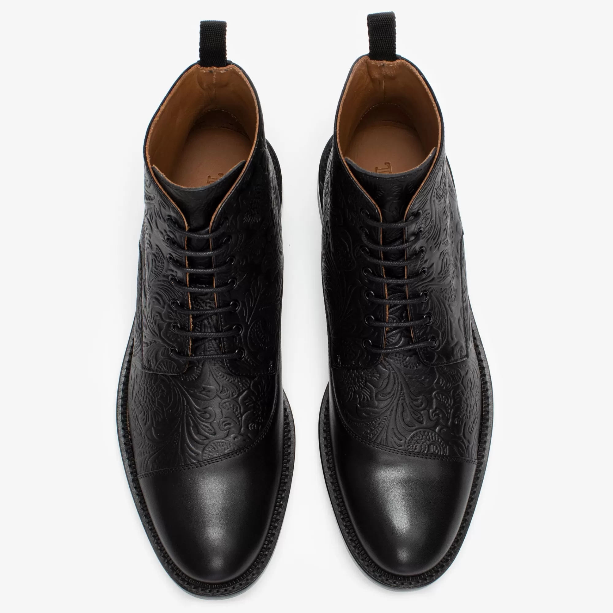 Clearance TAFT The Paris Boot In Black Floral - Ankle Boots |